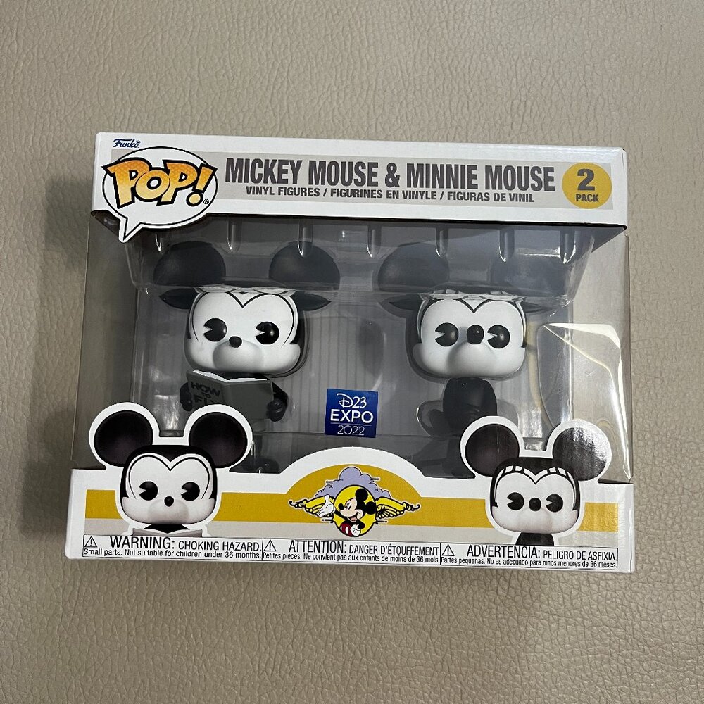 Funko Pop! Mickey Mouse & Minnie Mouse Disney Expo 2022 Limited Edition